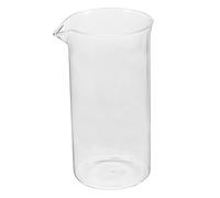Mipcase Glass Coffee Pot Replacement Press Cup 600Ml Heat Resistant Filter Coffee Maker Lid with Antislip Handle for Tea Brewing and Cold Drinks Office Kitchen Use