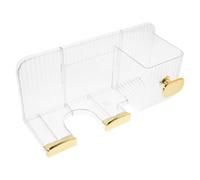 Mipcase Hair Dryer Holder Wall-mounted Hair Tool Rack Plastic Nail-free Installation for Comb Bathroom Workbench