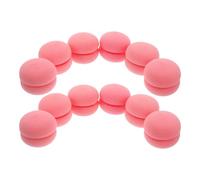 Mipcase Hair Rollers for Effortless Waves and Timesaving Styling Sponge Mushroom Shaped 12 Pcs Pink Hair Curlers Suitable for Home and Salon Use