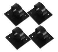 Mipcase Handheld Microphone Clip 4pcs Black Lightweight Wall Mount Bracket Suitable for Small Microphones at Home