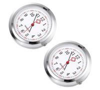 Mipcase Handmade Pocket Watch Dial, Nurse Lapel Pin 2pcs Clip-on Medical Use and Nursing Staff Random Style