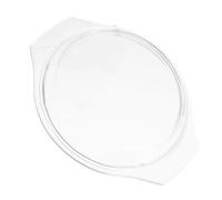 Mipcase Heat Resistant 15.9cm Glass Microwave Cover Lid for Food Splatter Guard, Microwave Oven Dish Heating and Serving Plate Protector,