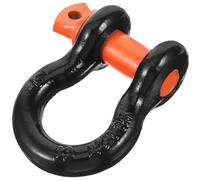 Mipcase Heavy Duty 2.0t Steel U Type Tow Hook Universal Front Car Trailer Ring Shackle for Automotive Towing and Random Color