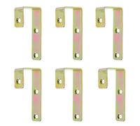 Mipcase Heavy Duty Bunk Bed Ladder Mounting Brackets Rubber Coated J Hooks | Includes Mounting Screws, Seven-letter Shape Design, Fits Utility Carts and Step Ladders, for Workshops and Garages