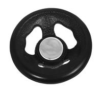 Mipcase Heavy Duty Milling Machine Hand Wheel with Ergonomic Plastic and Steel Handle for Industrial Use on Lathes and Machine Tools, Sturdy Revolving Crank Handle for Precision Operations