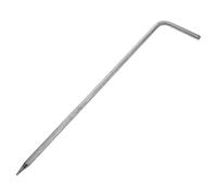 Mipcase High Conductivity Stainless Steel Grounding Rod with Rapid Conductivity Earthing Stake and High Flash Capture Efficiency Weather Resistant for Electric Fence and Antenna Systems