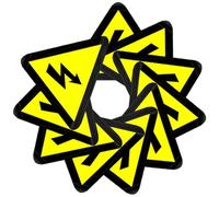 Mipcase High Voltage Warning Stickers Electric Shock Risk 5Cm Triangle Safety Labels Heat Resistant Self Adhesive for Electrical Panels and Workplace Safety