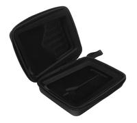 Mipcase Kalimba Storage Bag for 10 17-key Thumb Pianos, Black Eva Thickened Carrying Pouch with Zipper, Portable Musical Instrument Case for Travel and Protection