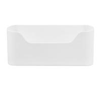 Mipcase Kitchen Cabinet Door Organizer Storage Box for Fridge Side | Plastic as ABS Build, White Finish, Modular Placement, Handy for Paper Towels and Sink Use