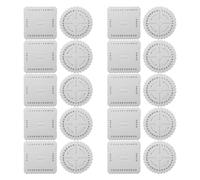 Mipcase Kumihimo Braiding Discs 20pcs, 32 Slots Easy to Use Beading Cord Braiding Plate for Making Jewelry and String Bracelets