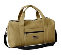 Mipcase Large Capacity Canvas Travel Bag for Men, Khaki Portable Gym Duffel with Shoulder Strap, Large Sports Fitness and Camping Carry Luggage Bag for Business Trips and Outdoor Use