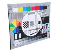 Mipcase Lens Focus Test Card 40x30cm for Camera Calibration and Display Adjustment, High-resolution Lens and Monitor Image Quality Checker for Professional Camera Resolution Testing
