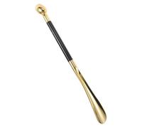 Mipcase Long Handle Shoe Horn 53cm Abs Rugby Design Gold Sports Shoe Put on Helper for Seniors Pregnancy Travel Boot Dressing Aid