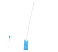 Mipcase Long Handle Shower Back Scrubber with Soft Sponge Ball for Gentle Exfoliation Durable Body Cleaning Brush with Hanging Blue Shaped Design for Hard to Reach Areas