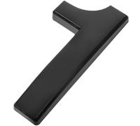 Mipcase Mailbox Number Plaque, Acrylic and Plastic Black Adhesive House Number Sign for Home Decoration, Hotel Rooms, Door, Garden Gate and Mailbox