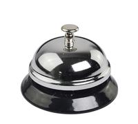 Mipcase Metal Quiz Game Answer Bell Silver Customer Service Call Bell for Restaurant Reception Table Game Use for Calling Or Signaling