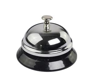 Mipcase Metal Quiz Game Answer Bell Silver Customer Service Call Bell for Restaurant Reception Table Game Use for Calling Or Signaling