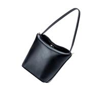 Mipcase Mini Black Bucket Tote Bag Handheld Grocery Shopper Portable Coin Pouch Multifunctional Sundries Storage Bag for Women Car Key Organizer
