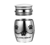 Mipcase Mini Pet Ash Box Metal Cremation Pet Urn Portable Storage for Pet Remains of Your Pet