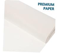 Mipcase Multi Use White Wrapping Paper Roll for Gift Shoe Clothing Packaging Tear Resistant Thin Soft Tissue Paper for Storage Fruit Art Work Christmas Presents