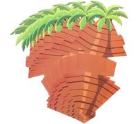 Mipcase Palm Tree with Attractive Design and Easy Assembly 10pcs Candy Packing Boxes Paper Wrapping Boxes for Hawaiian Parties and Weddings