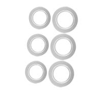 Mipcase Parrot Nest Box Hole Guards 6pcs Metal Guards Bird House Hole Protectors Birds Nest Accessory Circle Guards Cage Supplies