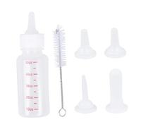 Mipcase Pet Supplies 50ml Nursing Bottles for Small Animals Feeding Bottle for Cat Dog Milk Feeder Cleaning Brush