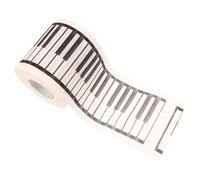 Mipcase Piano Themed Toilet Tissue Roll Soft Plush Bathroom Paper for Music Lovers Decorative and Functional Toilet Paper for Home Use Safe Chemical
