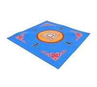 Mipcase Poker Game Table Cloth Anti-skid Tablecloth Square Rubber Flannel Composite Suede Comfortable Supple Can Be Cleaned Year for Domino Games and Home Decoration