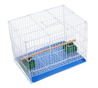 Mipcase Portable Birdcage with Accessory Tray Comfortable Habitat for Parrots Lovebirds Cockatiels Easy Cleaning Durable Iron