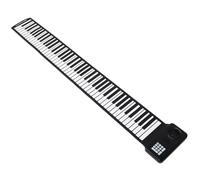 Mipcase Portable Foldable Keys Silicone Roll Up Piano with Built in Speaker Battery Powered Electronic Keyboard for Beginners and Travel Musicians Easy to Clean Sound Quality