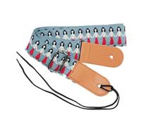 Mipcase Practical Lightweight Ukulele Holding Belt Made of Sturdy Nylon and Leather with Stylish Ethnic Design, Ukulele Shoulder Strap for Comfortable Playing