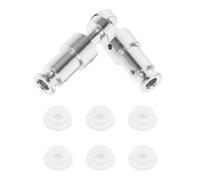 Mipcase Pressure Cooker Float Valve Replacement Parts Set for Electric Pressure Cookers Aluminum Dual-Hole Floaters with 2 Valves and 6 Sealer Caps for Steam Release and Pot Sealing