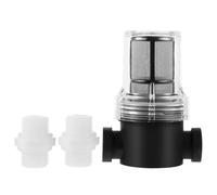Mipcase Pump Protection Inline Water Filter with Fine Mesh Screen 80 Mesh Plastic Construction for Home Water Systems Random Color
