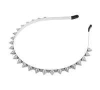 Mipcase Punk Spike Rivet Headband for Women, Metal Goth Hair Accessory, Rock Style Headpiece for Festival, Concerts, and Cosplay
