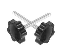 Mipcase Replacement Star Shape Knob for Walker Hand Tightening Screw with Rubber Pad Quick Installation Drive Rollator Parts for Easy Maintenance and Secure Fit