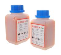 Mipcase Reusable Orange Color-changing Silicone Desiccant Beads 500g X 2 Bottles, Moisture Absorbing Silica Gel for Storage, Industrial Grade 3-5mm Silica Beads Suitable for Electronics