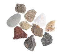 Mipcase Rock and Mineral Collection Kit for Classroom Teaching, Science Specimens with Irregular Natural Rocks, Educational Geology Set for Students and Home Science Projects