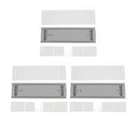 Mipcase Self-adhesive Cable Organizer Clips Pp Wire 6pcs with Multi-card Slot Design and Cover to Prevent Trampling Damage for Office Desk