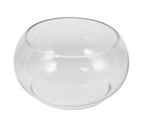 Mipcase Side Table Tank Pots for Plants Ornament Vase Clear Plant Container Succulent Planter Glass Daffodil Bowl Portable Fish Bowl Tank Home Lotus Pot Glass Flowerpot Daffodils