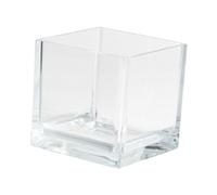 Mipcase Small Aquarium Tank Fish Tank for Household Office Modern Design Square Inches Decorative Goldfish Tank