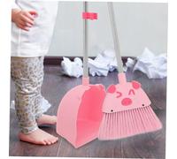 Mipcase Small Broom and Dustpan Set for Home Use Lightweight Ergonomic Design Cleaning Tools Safe Smooth Surface Sweeping Accessories to Promote Responsibility and Parent Interaction