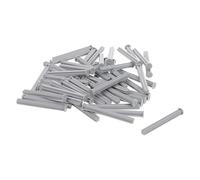 Mipcase Small Particle Building Block Shaft 1x5 Cross Axle Part Light Grey Building Brick DIY Component and Learning