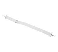 Mipcase Snare Drum Suspender Strap in White Oxford Cloth with Adjustable Length and High Strength Material for Parade Marching and Stand to Play Snare Drum Accessories