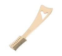 Mipcase Stainless Steel Eyelash Curler with Dual-Sided Lash Comb and Crescent-Shaped Shield, Fits Eyelid Curve for Defining Lashes, Elegant Gold Design for Travel and Daily Commutes
