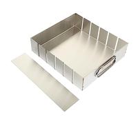 Mipcase Stainless Steel Nougat Cutting Mold for Candy and Gelatin Cake Making with Nonstick Surface and Easy to Demould Features, for Home and Bakery Use