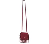 Mipcase Tassels Shoulder Bag Crossbody Purse Red Creative Single Strap Coin Wallet for Boys and Party Use