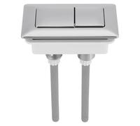 Mipcase Toilet Water Tank Double Flush Push Button, ABS Toilet Push Button, Rod can be Cut, Dual Flush, Universal for Toilet Tank and Flush