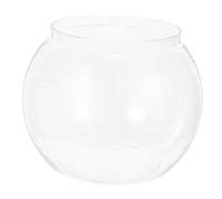 Mipcase Transparent Fish Tank Transparent Fish Bowls Tanks Aquarium Pump Mini Aquarium Bowls Container Feeder Fishnets Kit Bubble Goldfish Sucker Jellyfish Pet Air The Pet