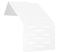 Mipcase Turtle Basking Platform and Reptile Resting Stand Made of Sturdy Plastic, White Climbing Ramp Suitable for Fish Tank Decorations to Promote and Enhance Physique